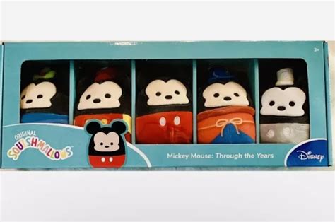 Squishmallow Disney Mickey Mouse Through The Years Box Set 5 £2047