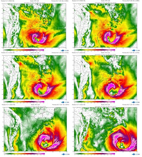 Ciclone Intenso Na Costa Trar Ventania Muita Chuva E Fortes Tempestades