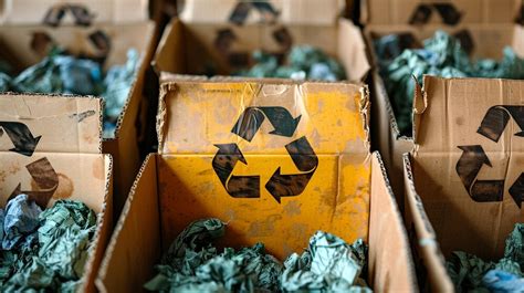 Premium Photo Recycle Boxes And Parcels Campaign
