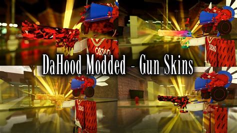 Da Hood Modded Gun Skins Code Danh Sách Mã Code Mới Nhất