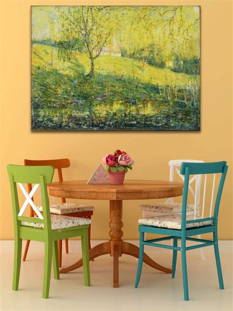 Репродукция картины "Весна". Картина маслом на холсте "Весна"