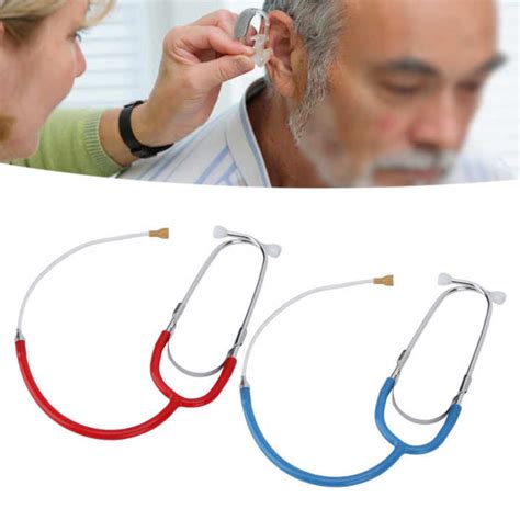 Home Hearing Aid Stethoscope Volume Noise Detection Binaural Earpiece