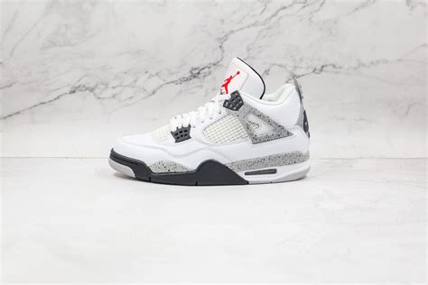 NIKE Air Jordan 4 White Cement – Drip Kickz