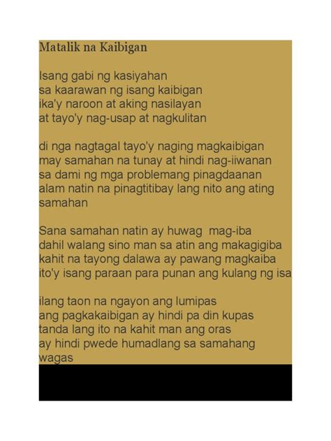 Tula Para Sa Kaibigan Na Nagdiriwang Ng Kaarawan