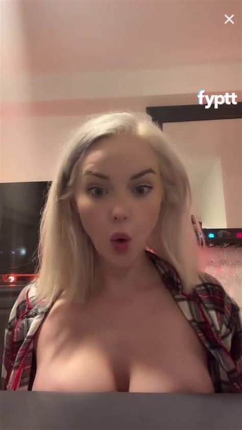 Whats The Name Of This Naughty Blonde With Big Tits Risking Nipslip On Tiktok Video 2 Replies