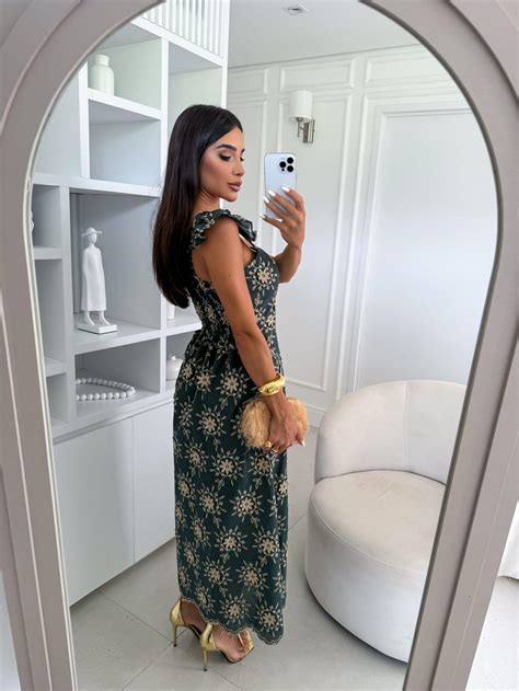 Comprar Vestido Laise Verde Nude A Partir De R Miabella