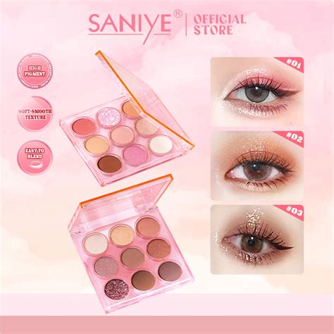 Jual SANIYE Eyeshadow Pink Nude Palette E0949 Shopee Indonesia