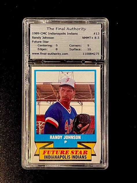 1989 CMC AAA All Stars Future Stars 13 Randy Johnson RC For Sale