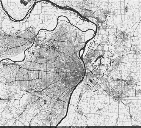 ScalableMaps: vector maps of St. Louis