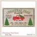 Christmas Tree Truck Farm Sign SVG Red Truck Svg Rustic Country