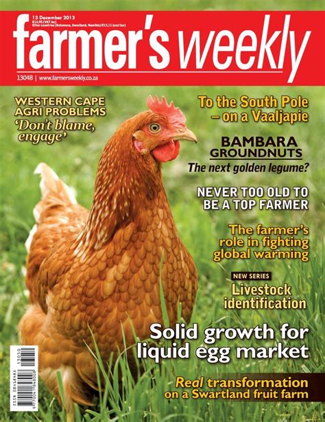 Farmers Weekly Back Issue December 13 2013 Digital In 2021 Farmer