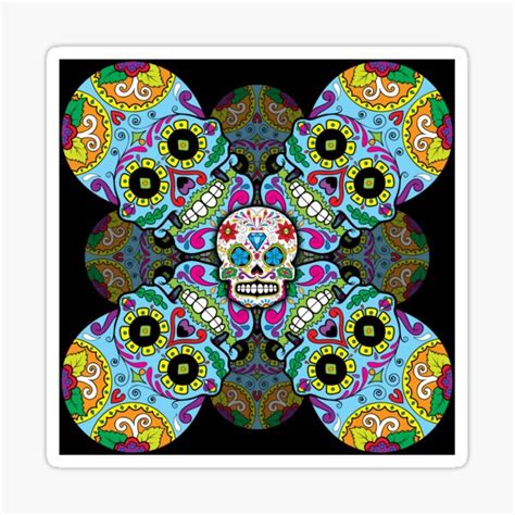 Sugar Skulls Stickers Redbubble