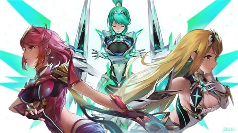 Xenoblade Chronicles 2 Pneuma Pyra And Mythra Xenoblade Chronicles