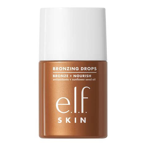 e.l.f. SKIN Bronzing Drops Poudre bronzante liquide pour le visage et