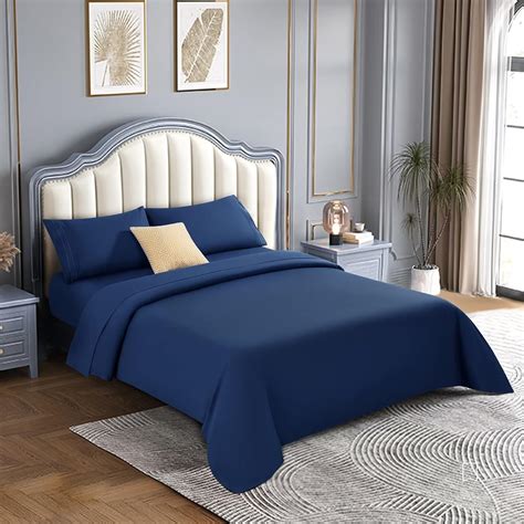 Shilucheng Queen Size Piece Bed Sheets Set Brushed Microfiber