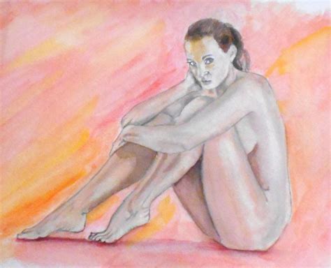 Seated Nude Painting By Charles Pinkard Sr Fine Art America