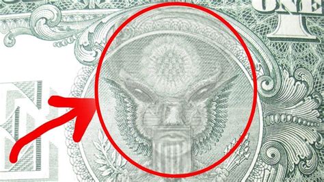 God Satans Alien Egyptian Faces On One Dollar Bill Proof