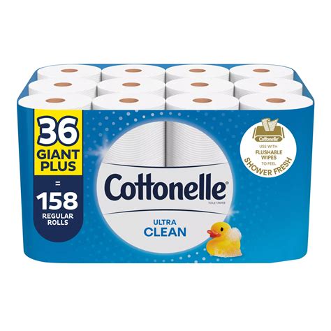 Cottonelle Ultra Clean 1 Ply Toilet Paper 36 Pk Bjs Wholesale Club
