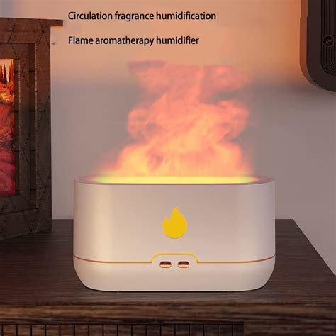 Flame Air Aroma Diffuser Humidifier ODDFINDS