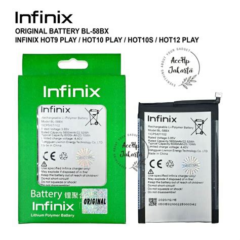 Jual Baterai Infinix Hot Play Hot S Hot Play Hot Play Hot Play Hot Play Bl Bx