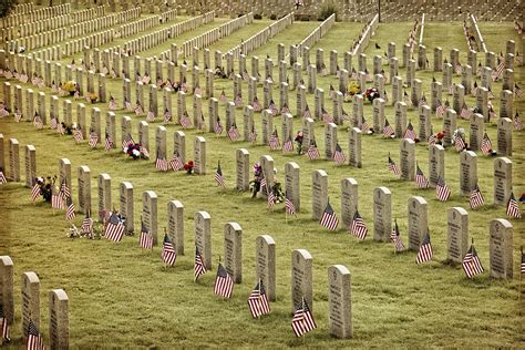 DFW National Cemetery II Photograph by Joan Carroll - Fine Art America