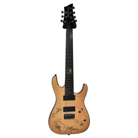 The Sex Pistols Guitar Autographed Collectible