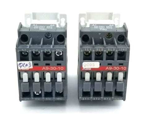 ABB, Asea Brown Boveri, 1SBL141001R8010 / A9-30-10 Contactor, Lot of 2 ...
