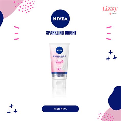 Jual Nivea Sparkling Bright Facial Wash Sabun Wajah 50ml Shopee Indonesia