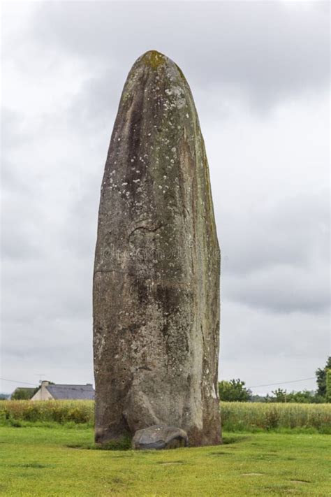 Champ Dolent Menhir In Dol De Bretagne Stock Photo Image Of Tourism