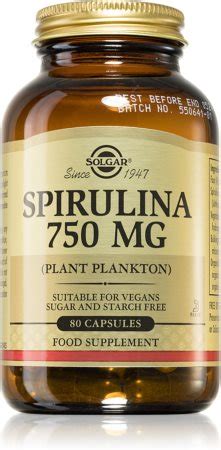 Solgar Spirulina 750 mg přírodní antioxidant | notino.cz