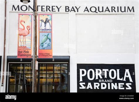 Monterey Bay Aquarium on Cannery Row,Monterey,California,USA Stock ...