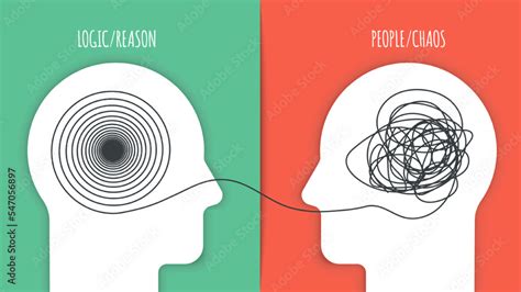 Left Brain vs Right Brain Dominance infographic template. How the human ...