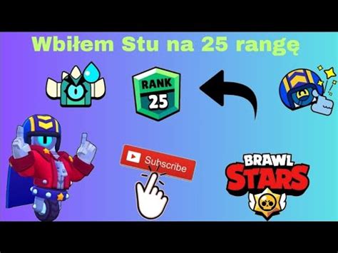 Wbiłem Stu na 25 rangę w brawl stars YouTube