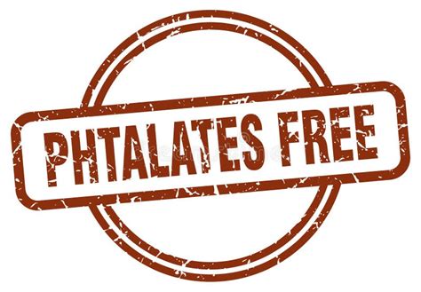 Phtalates Free Stamp Phtalates Free Round Vintage Grunge Label Stock