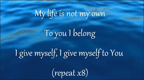 I give myself away and Here I am to worship w/ lyrics - William ...