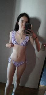 ZAFUL Ditsy Print Ruffle Tie Side Bikini Swimwear In PURPLE ZAFUL 2025