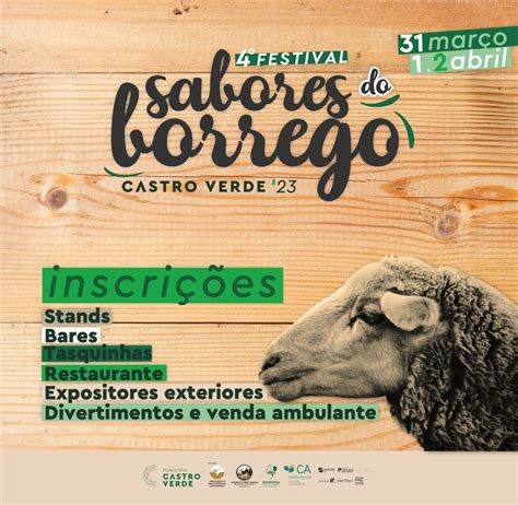 Festival Sabores do Borrego em Castro Verde inscrições abertas