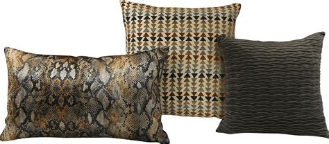 Suryhne Browngrayred Polyester Fabric Accent Pillow Rooms To Go