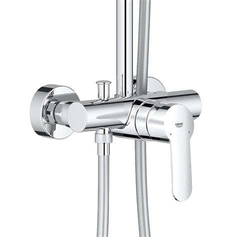 Tempesta Cosmopolitan System 210 Shower Set With Single Lever For Wall