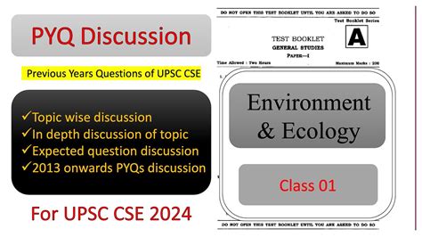 Environment Ecology Last Years Upsc Prelims Pyqs Solved