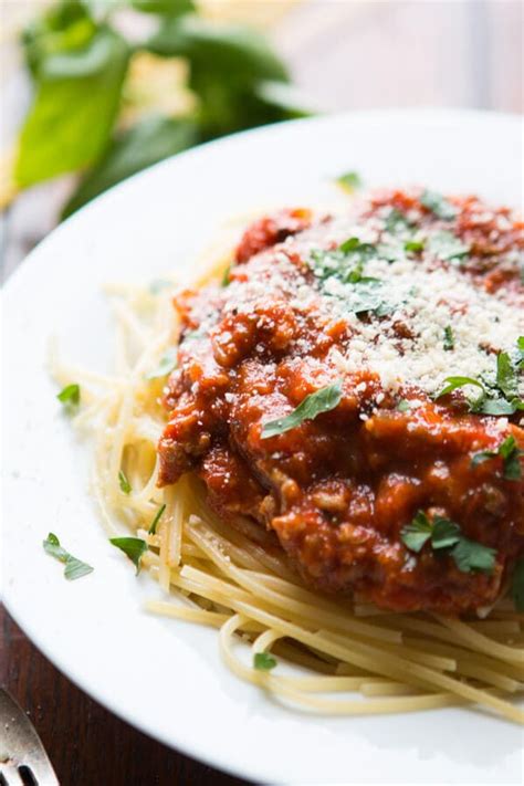 The Best Homemade Spaghetti Sauce Recipe Oh Sweet Basil