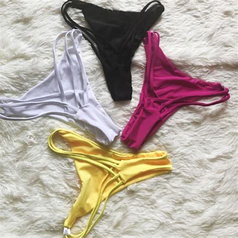 Seksi Kad N Ge En Yeni K Lot Kesim Bandaj Plaj Bikini Altlar Mayo Monokini Mujer Mayo D Ar