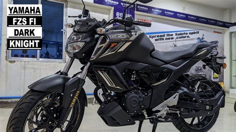 New Yamaha Fzs V3 Bs6 Dark Knight Price Mileage Engine And Exhaust Sound Detailed