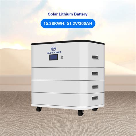 Bloopower Ah Ah Lifepo Lithium Charger Battery For Solar System