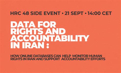 Impact Iran Hrc 48 Side Event Data For Rights And Accountability In