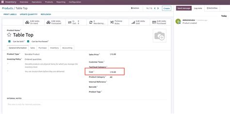 What Are The Different Types Of Costing Methods In Odoo