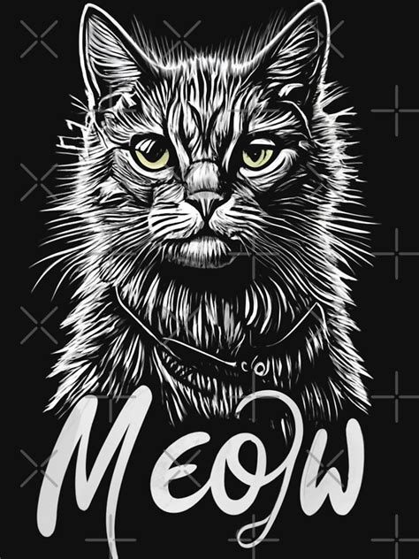 Hilarious Cat Meow T Shirt For Cat Lovers Essential T Shirt For Sale By Winnstickerss