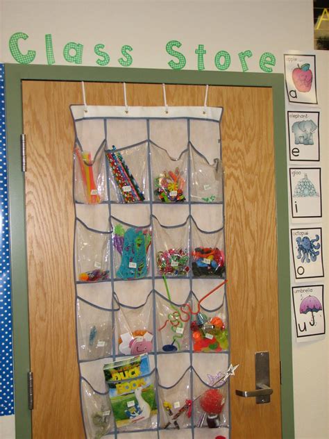 Class Store using a shoe organizer...so smart! | Class store, Classroom ...