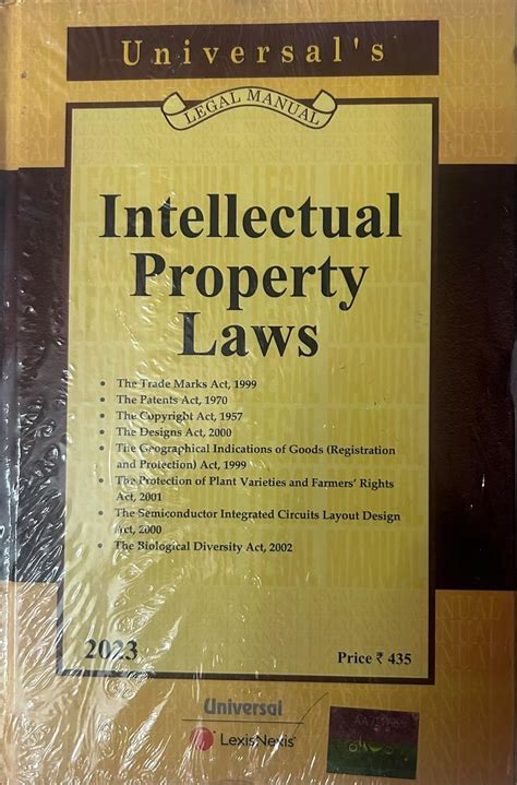 buy intellectual property laws legal manual  paperback lexis