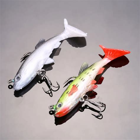 1pcs Fishing Lures Paillette Plastic Fish Hook Soft Plastic Baits Lures Crankbaits Tackle Sharp ...